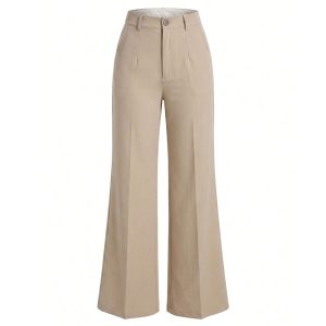 Pantalón sastre tiro alto con pinza