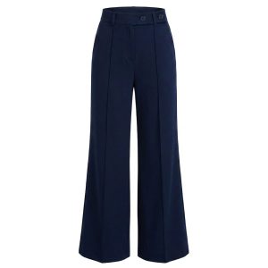 Pantalón sastre wide leg tiro alto