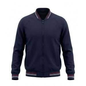 Chaqueta bomber rib tricolor